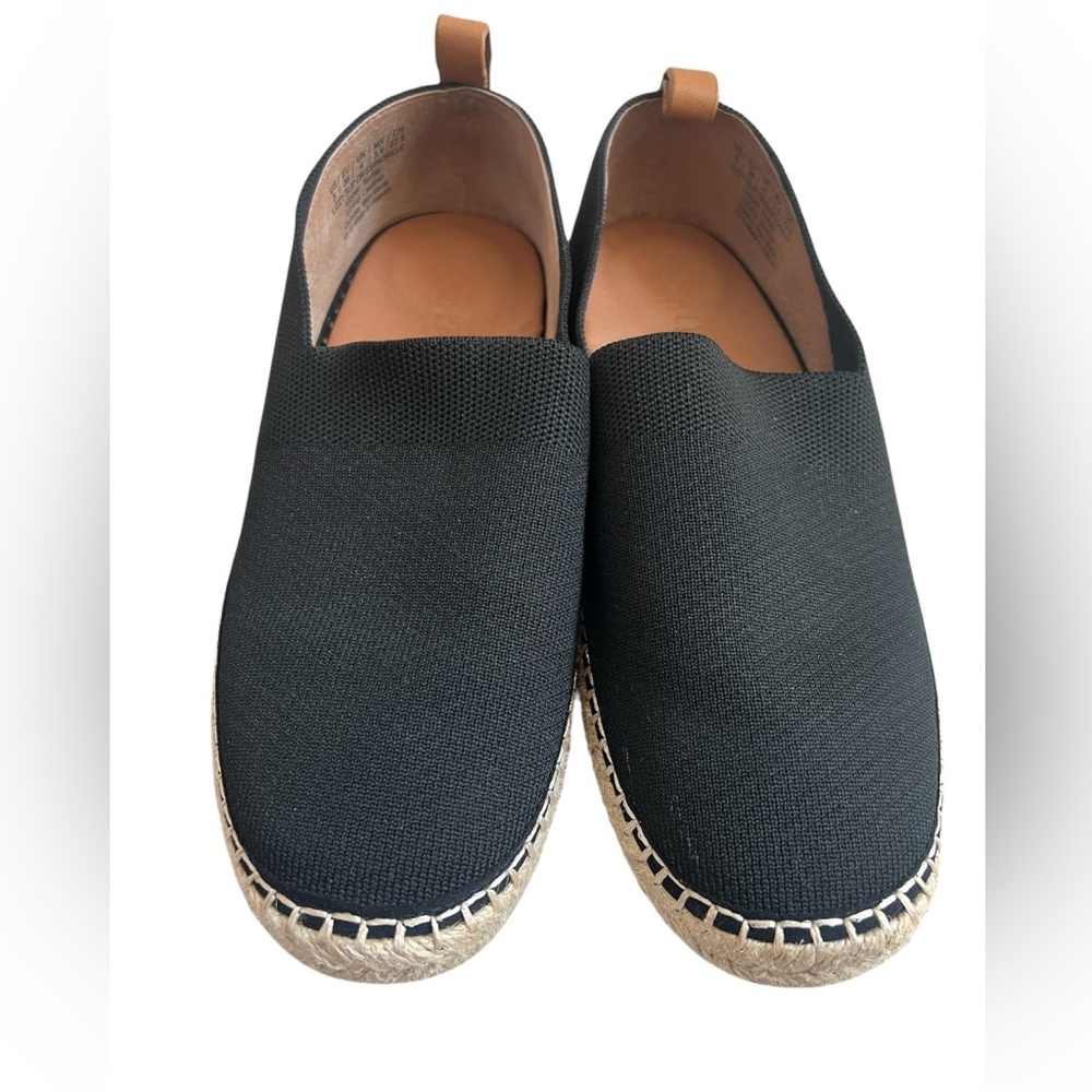 Kenneth Cole Lizzy Gentle Souls Black Espadrille Slip-On Shoes